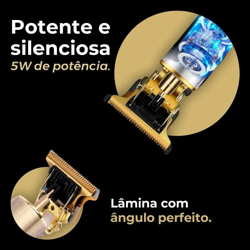Máquina de corte de cabelo profissional elétrica aleatória designer masculino