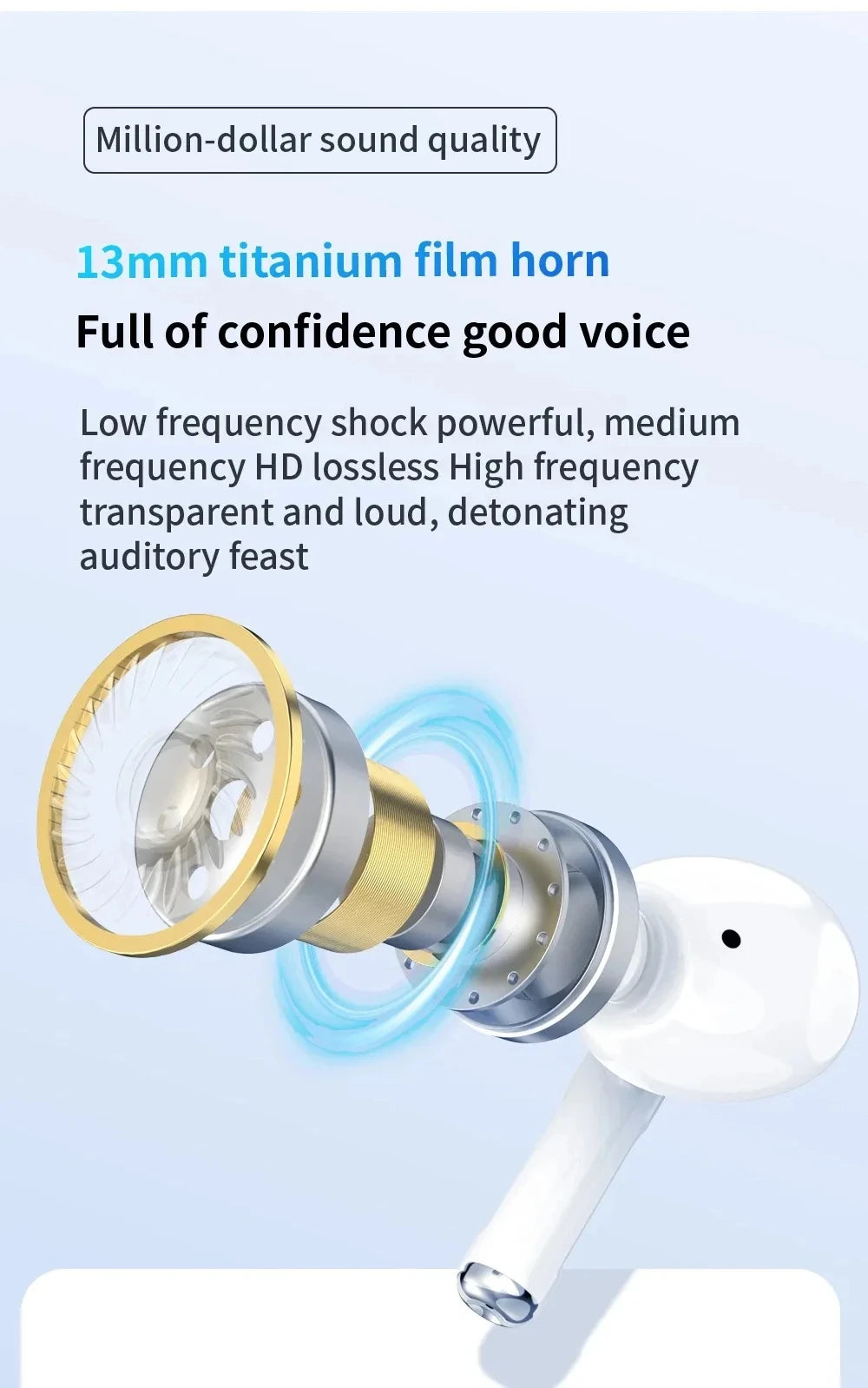 Fones de ouvido sem fio Bluetooth Air Pro 5 TWS Max originais, intra-auriculares, esportivos, com cancelamento de ruído, para iPhone da Apple