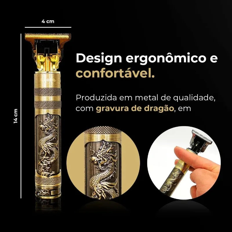 Máquina de corte de cabelo profissional elétrica aleatória designer masculino