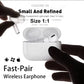 Fones de ouvido sem fio Bluetooth Air Pro 5 TWS Max originais, intra-auriculares, esportivos, com cancelamento de ruído, para iPhone da Apple