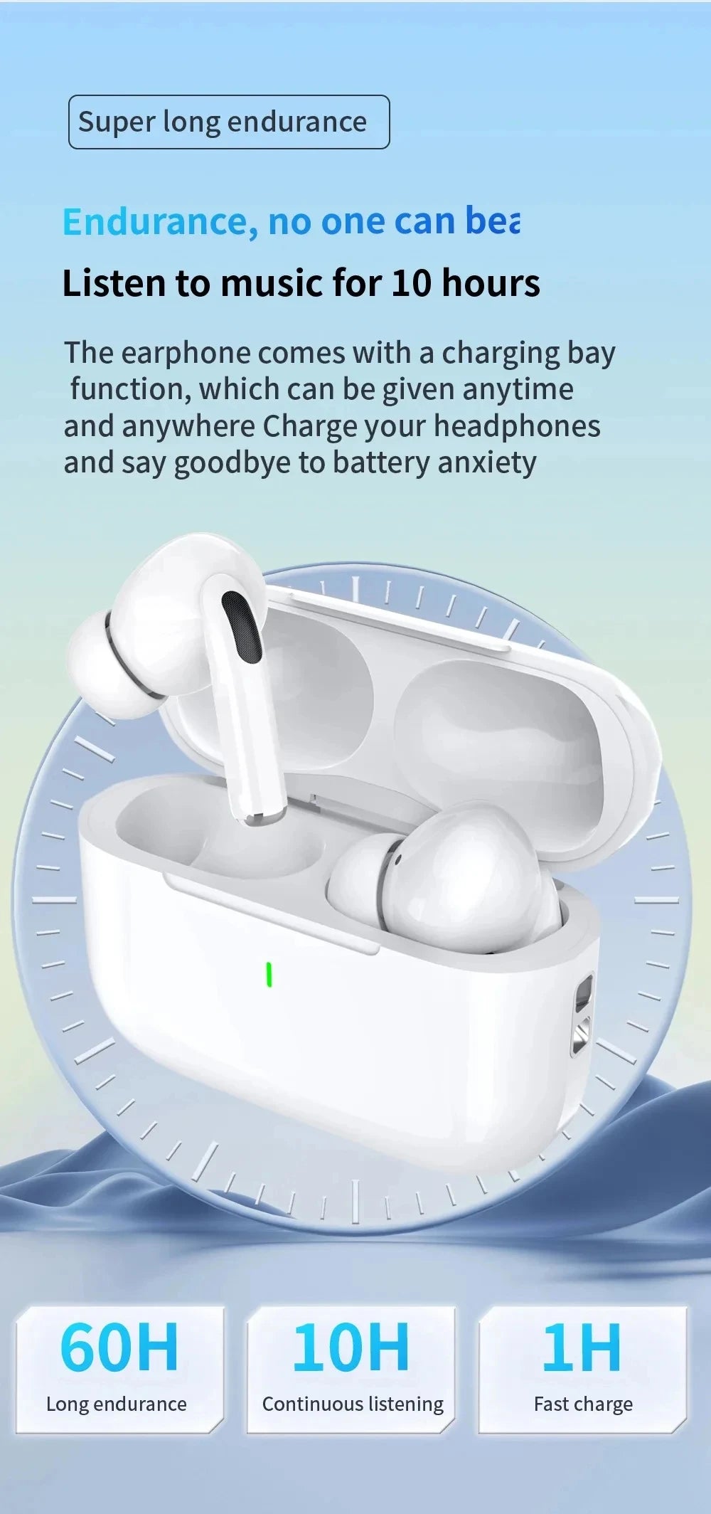 Fones de ouvido sem fio Bluetooth Air Pro 5 TWS Max originais, intra-auriculares, esportivos, com cancelamento de ruído, para iPhone da Apple
