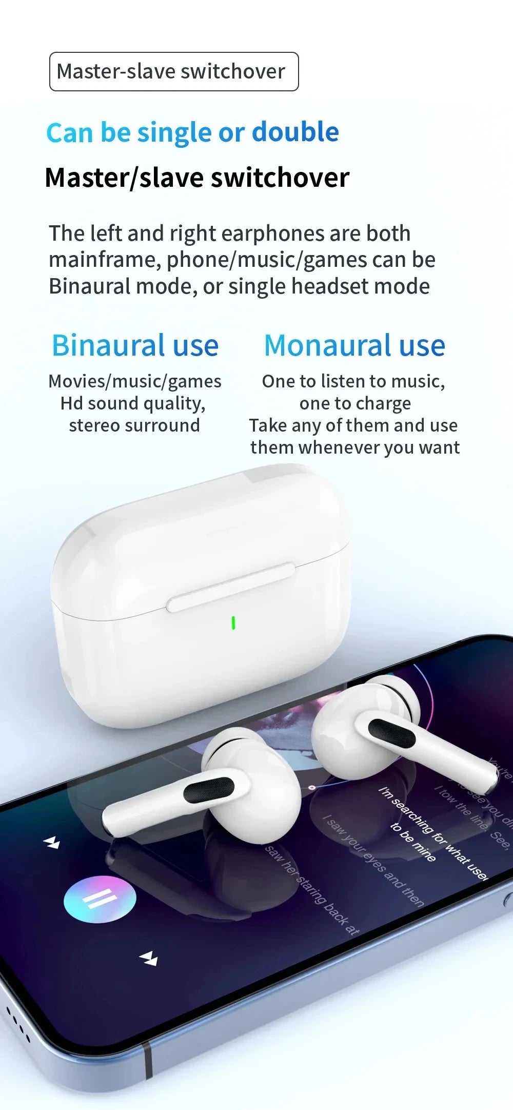 Fones de ouvido sem fio Bluetooth Air Pro 5 TWS Max originais, intra-auriculares, esportivos, com cancelamento de ruído, para iPhone da Apple